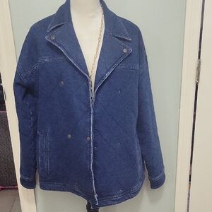 Women Blue Denim Jacket